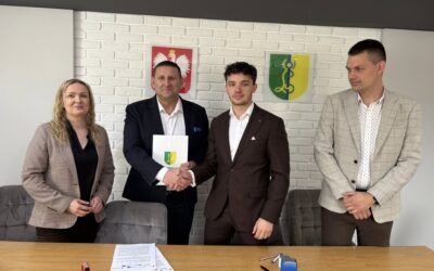 Podpisanie umowy na budowę przedszkola wraz z Klubem Dziecięcym